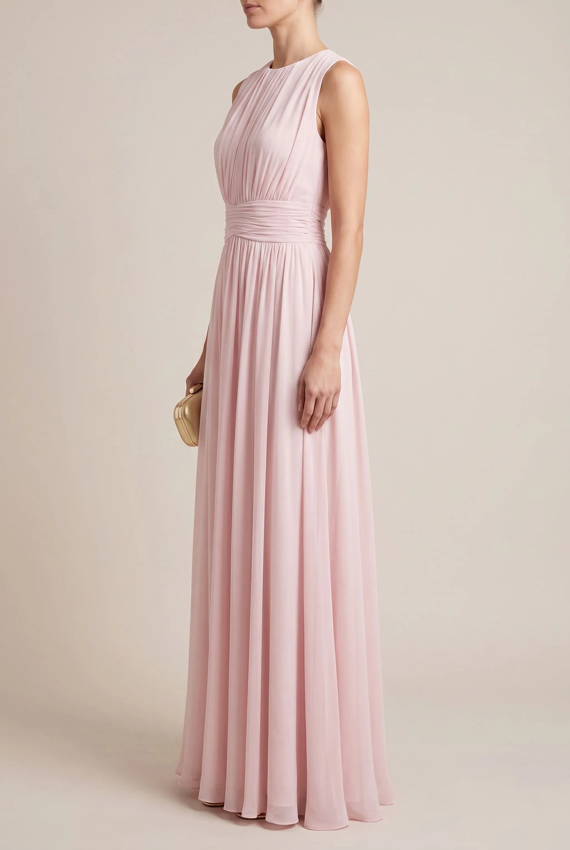 Avelina | Ärmelloses Elegantes Maxikleid