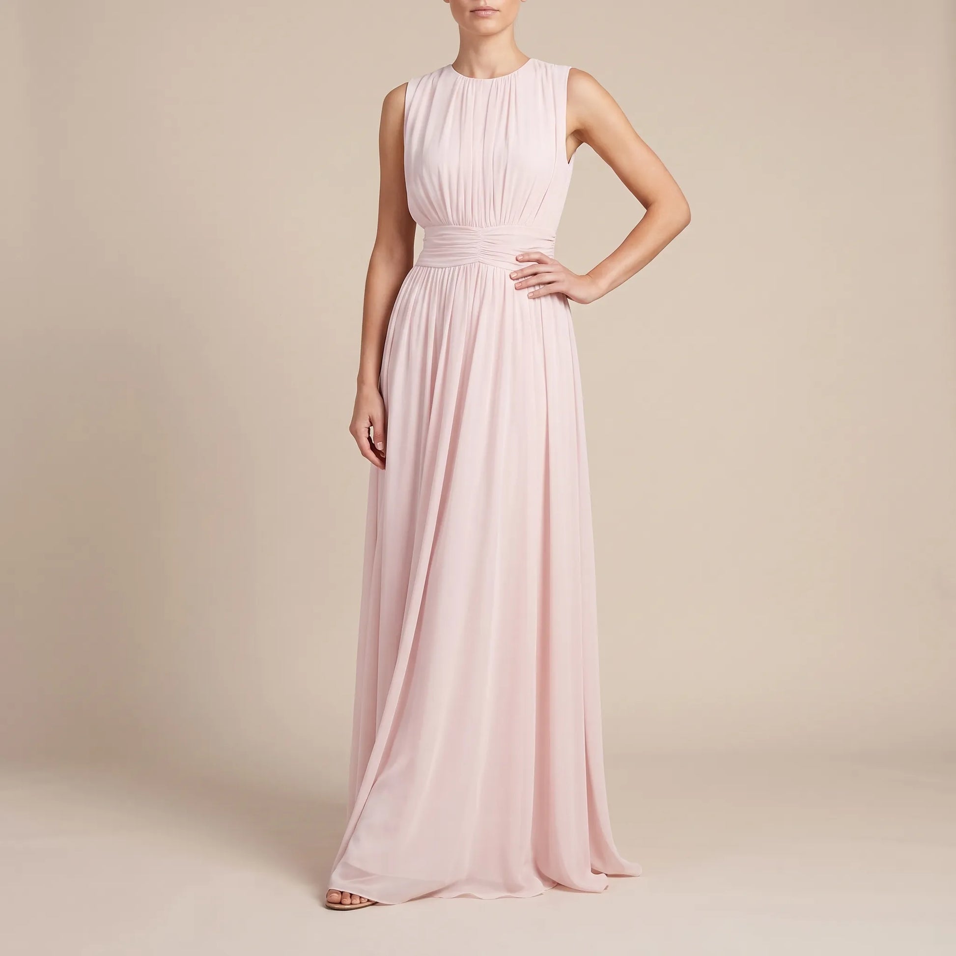 Avelina | Ärmelloses Elegantes Maxikleid