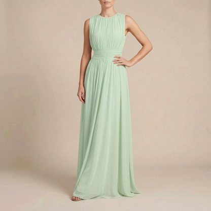 Avelina | Ärmelloses Elegantes Maxikleid