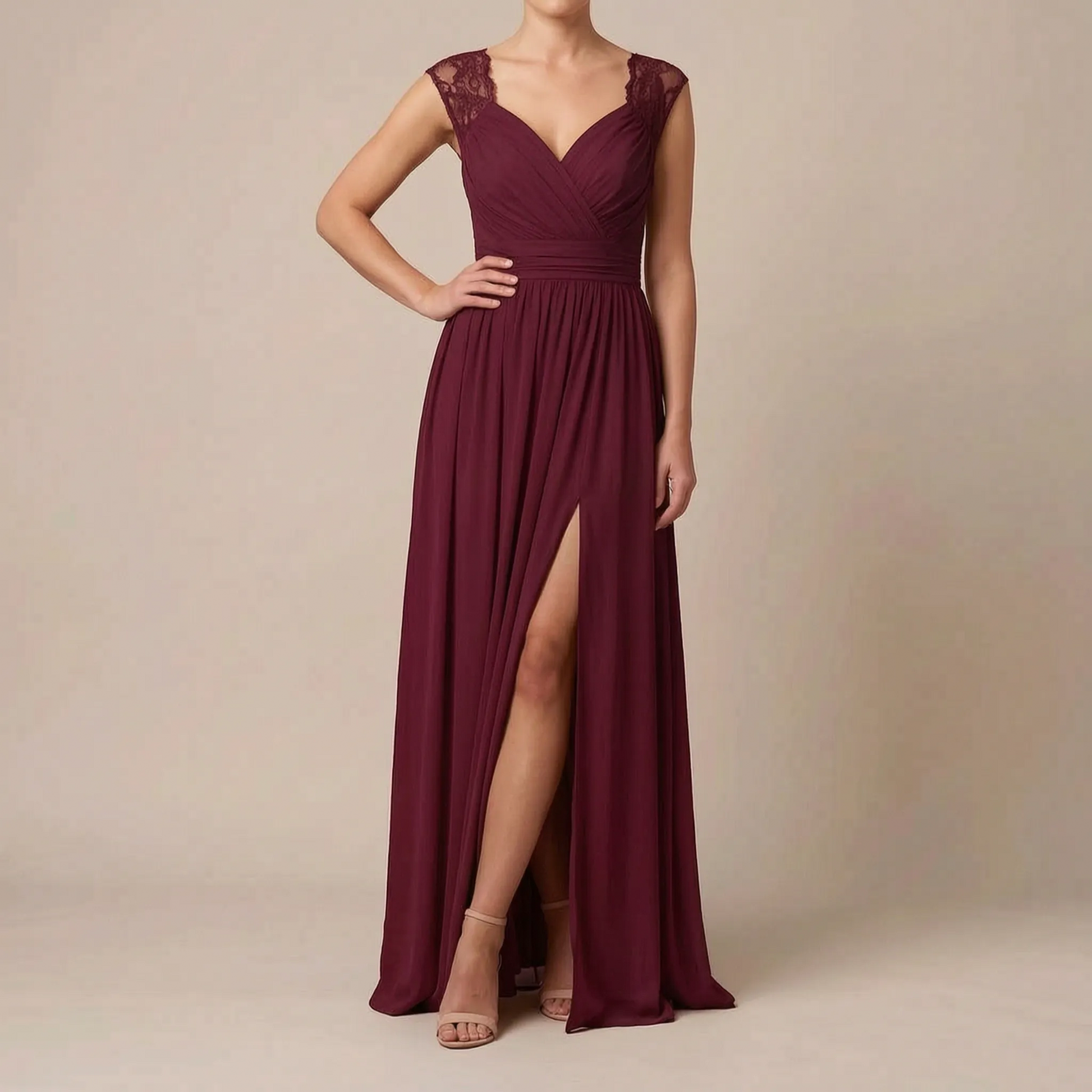 Avelise | Elegantes Maxikleid Für Hochzeitsgäste