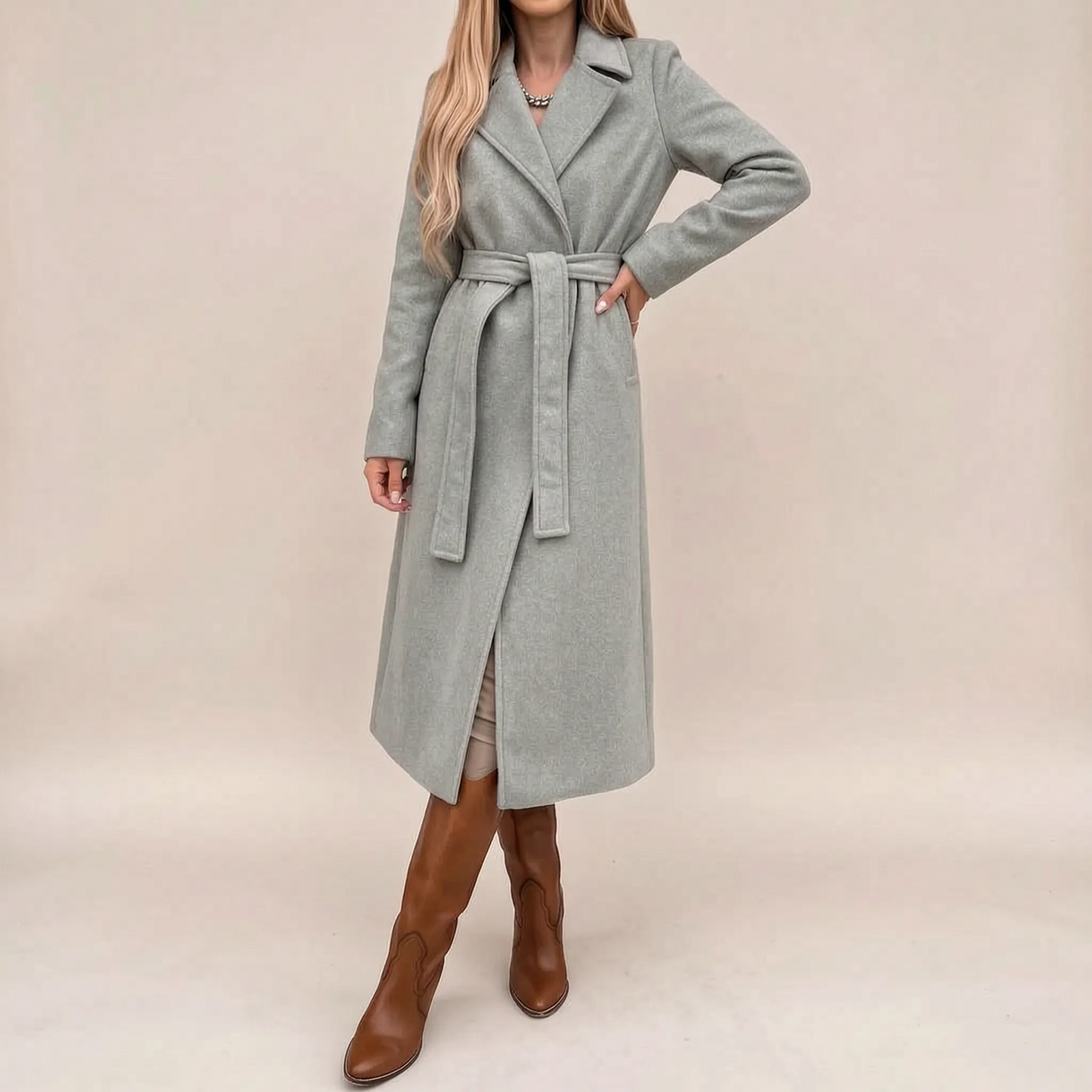 Avelora | Langer Eleganter Damen Trenchcoat