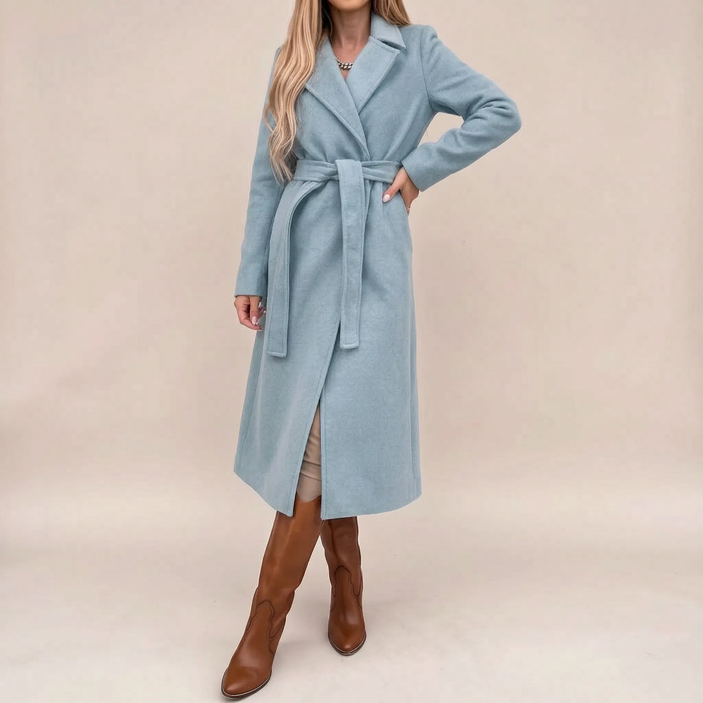 Avelora | Langer Eleganter Damen Trenchcoat