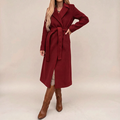 Avelora | Langer Eleganter Damen Trenchcoat