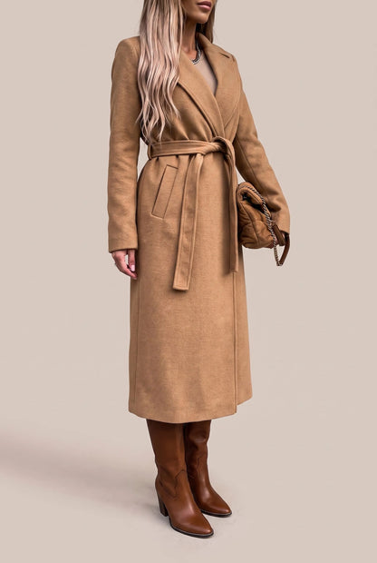 Avelora | Langer Eleganter Damen Trenchcoat