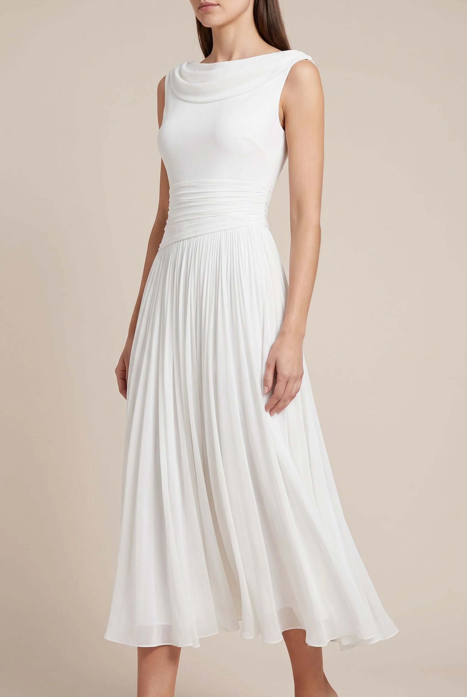 Avelore | Elegantes Ärmelloses Midikleid