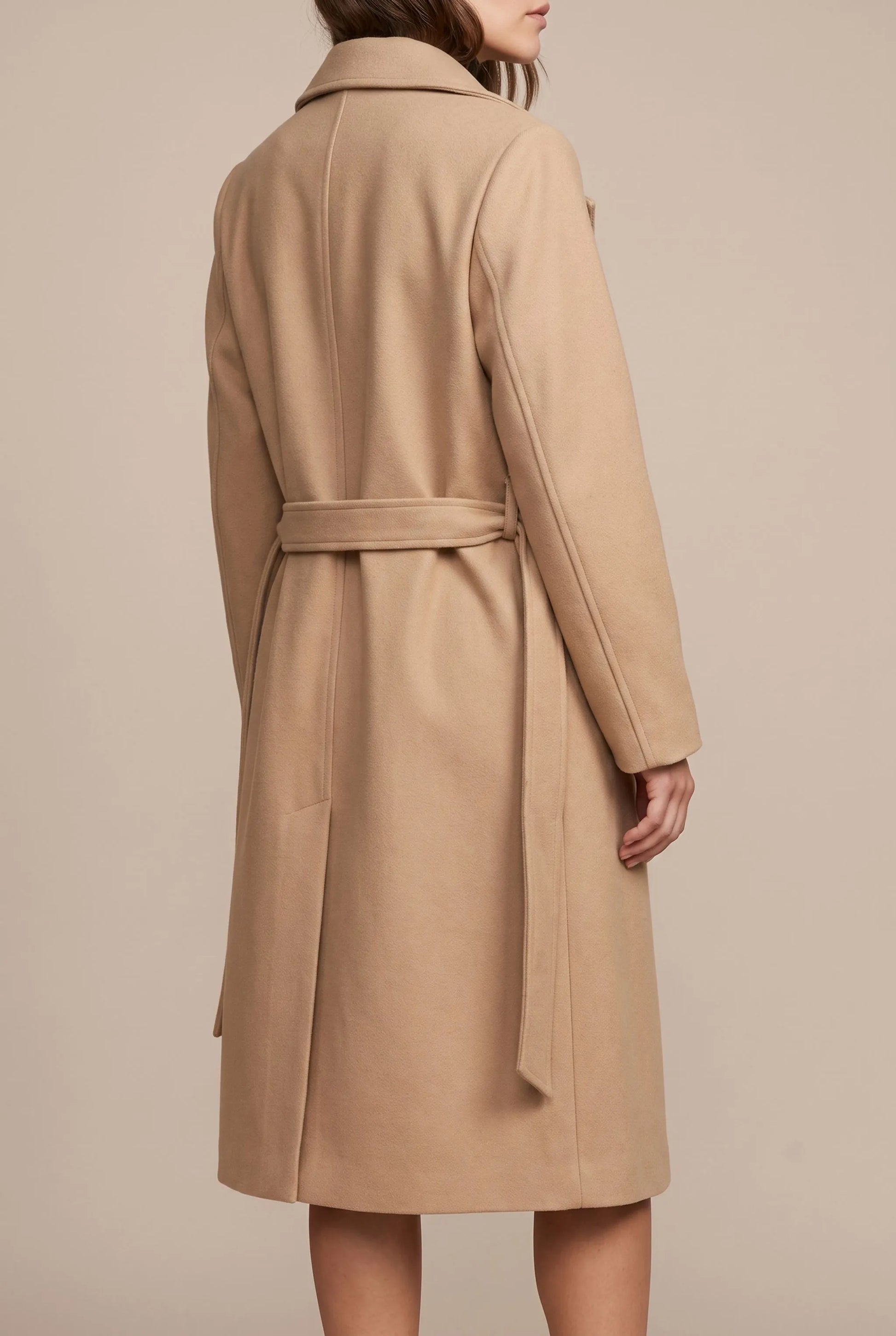 Avery | Klassischer Beiger Damen-Trenchcoat