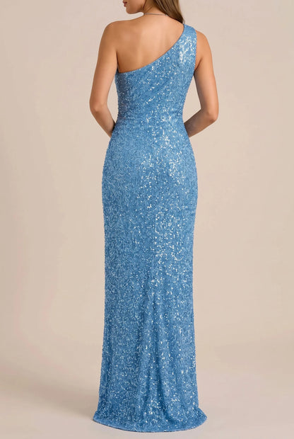 Azuria | Asymmetrisches Langes Abendkleid