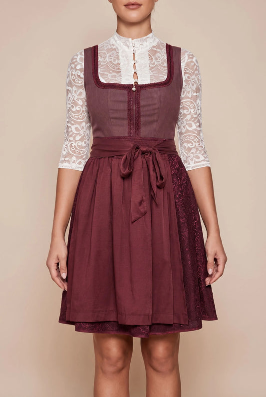 BavarianChic | Elegantes Knielanges Dirndl Für Damen