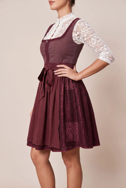 BavarianChic | Elegantes Knielanges Dirndl Für Damen