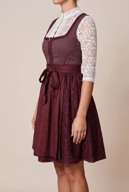 BavarianChic | Elegantes Knielanges Dirndl Für Damen