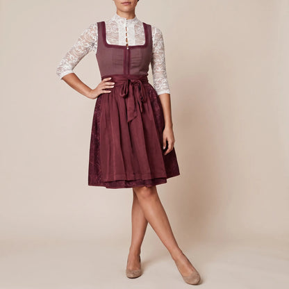 BavarianChic | Elegantes Knielanges Dirndl Für Damen