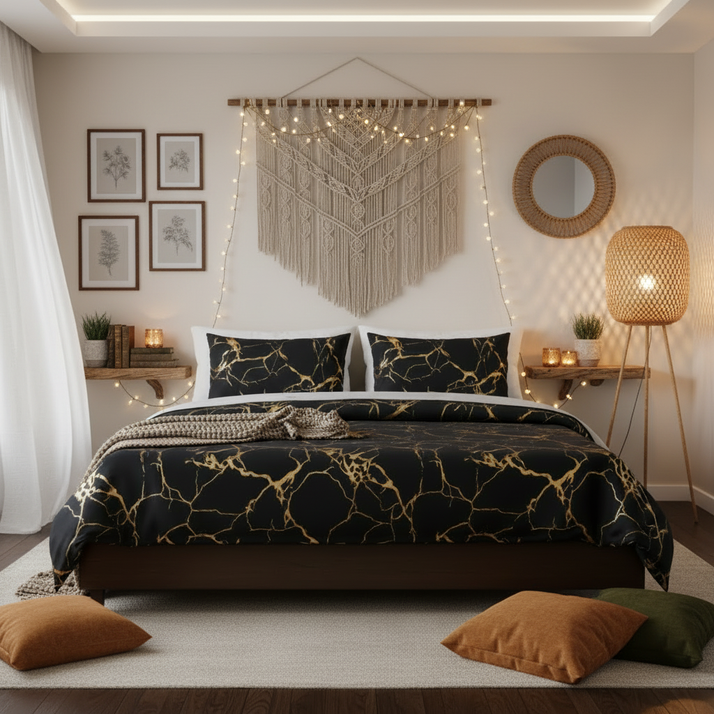 Biancheria Da Letto Silvera | Set Copripiumino Matrimoniale Elegante