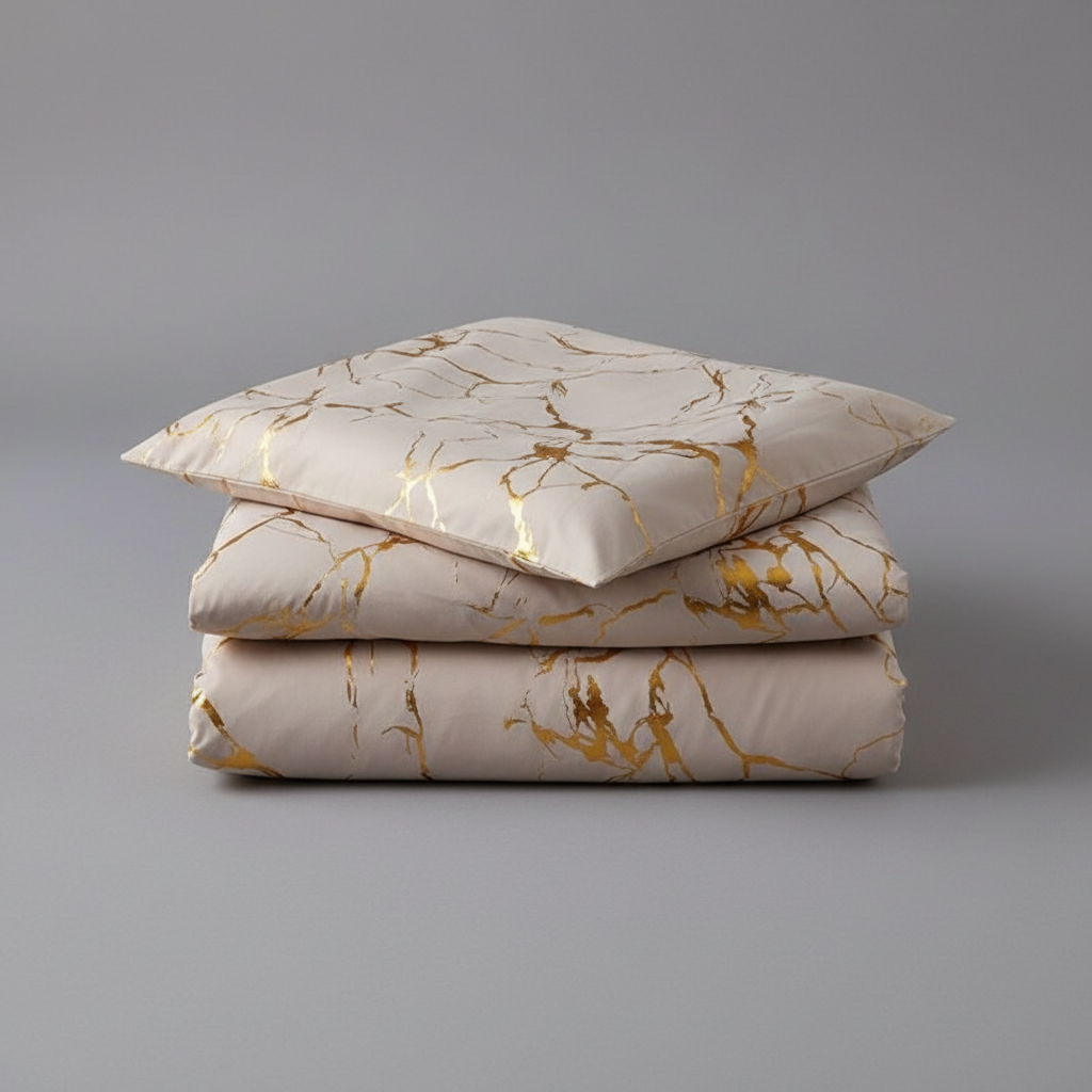 Biancheria Da Letto Silvera | Set Copripiumino Matrimoniale Elegante