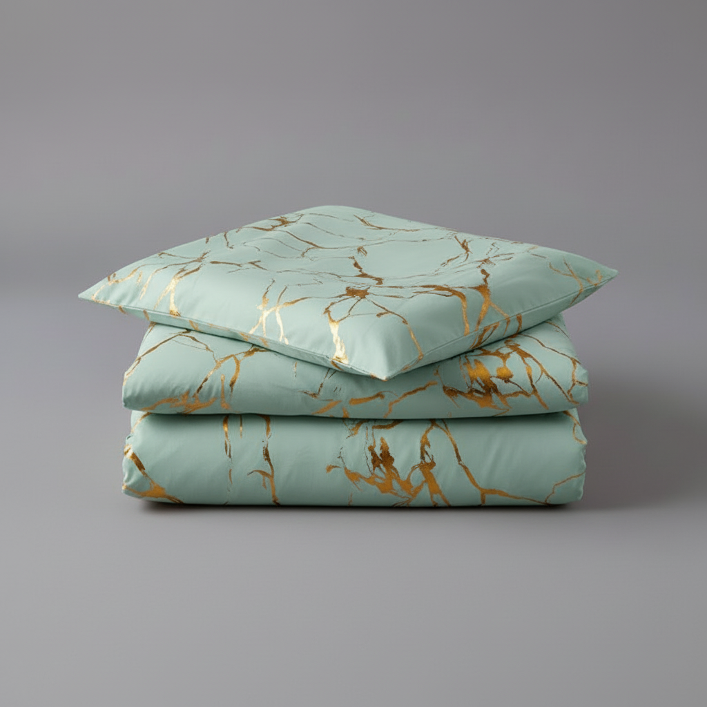 Biancheria Da Letto Silvera | Set Copripiumino Matrimoniale Elegante