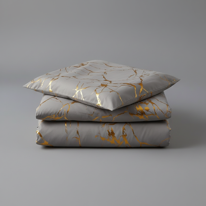 Biancheria Da Letto Silvera | Set Copripiumino Matrimoniale Elegante