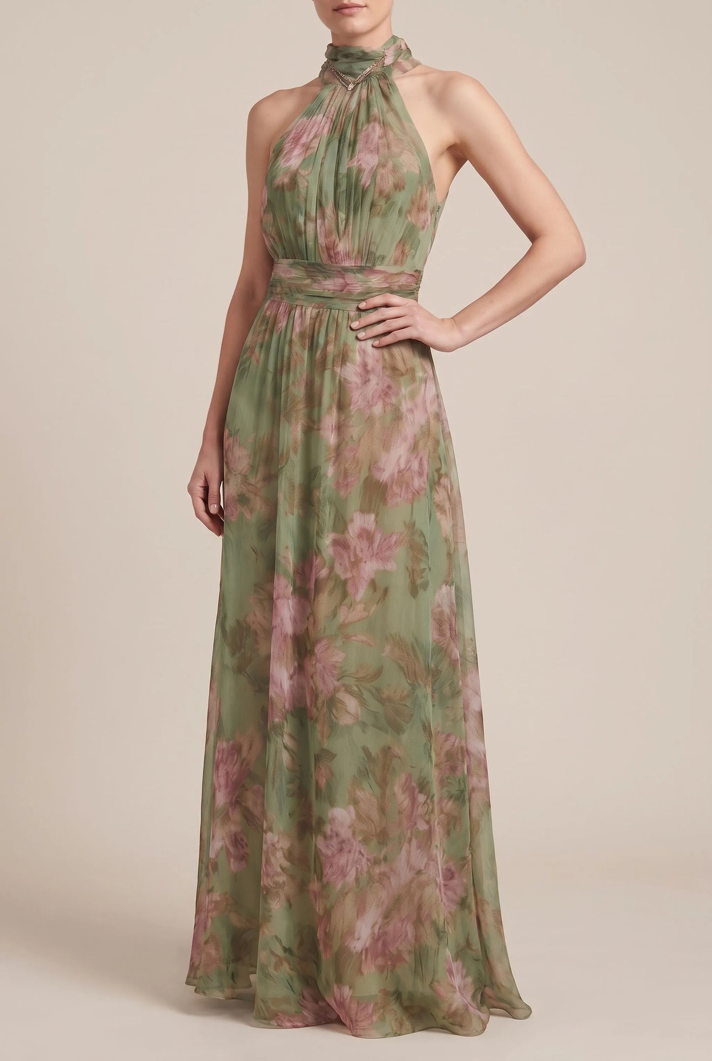 Bloomis | Bodenlanges Maxikleid Mit Floralem Muster