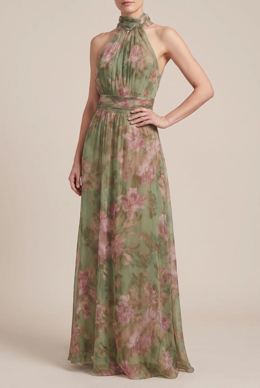 Bloomis | Bodenlanges Maxikleid Mit Floralem Muster