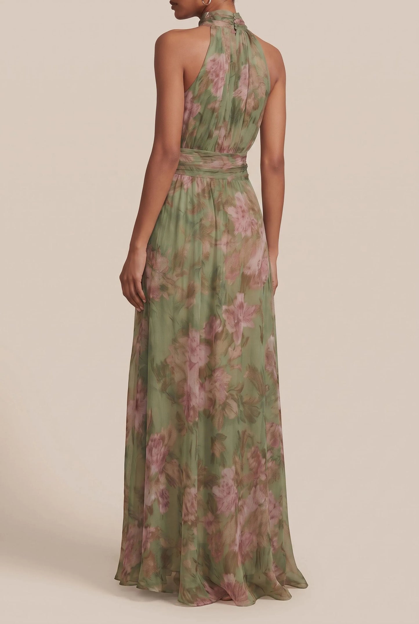 Bloomis | Bodenlanges Maxikleid Mit Floralem Muster