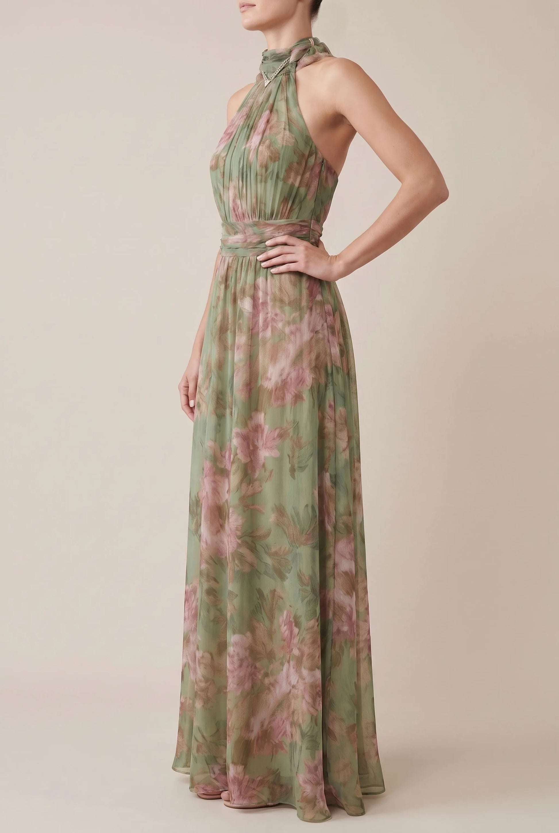 Bloomis | Bodenlanges Maxikleid Mit Floralem Muster
