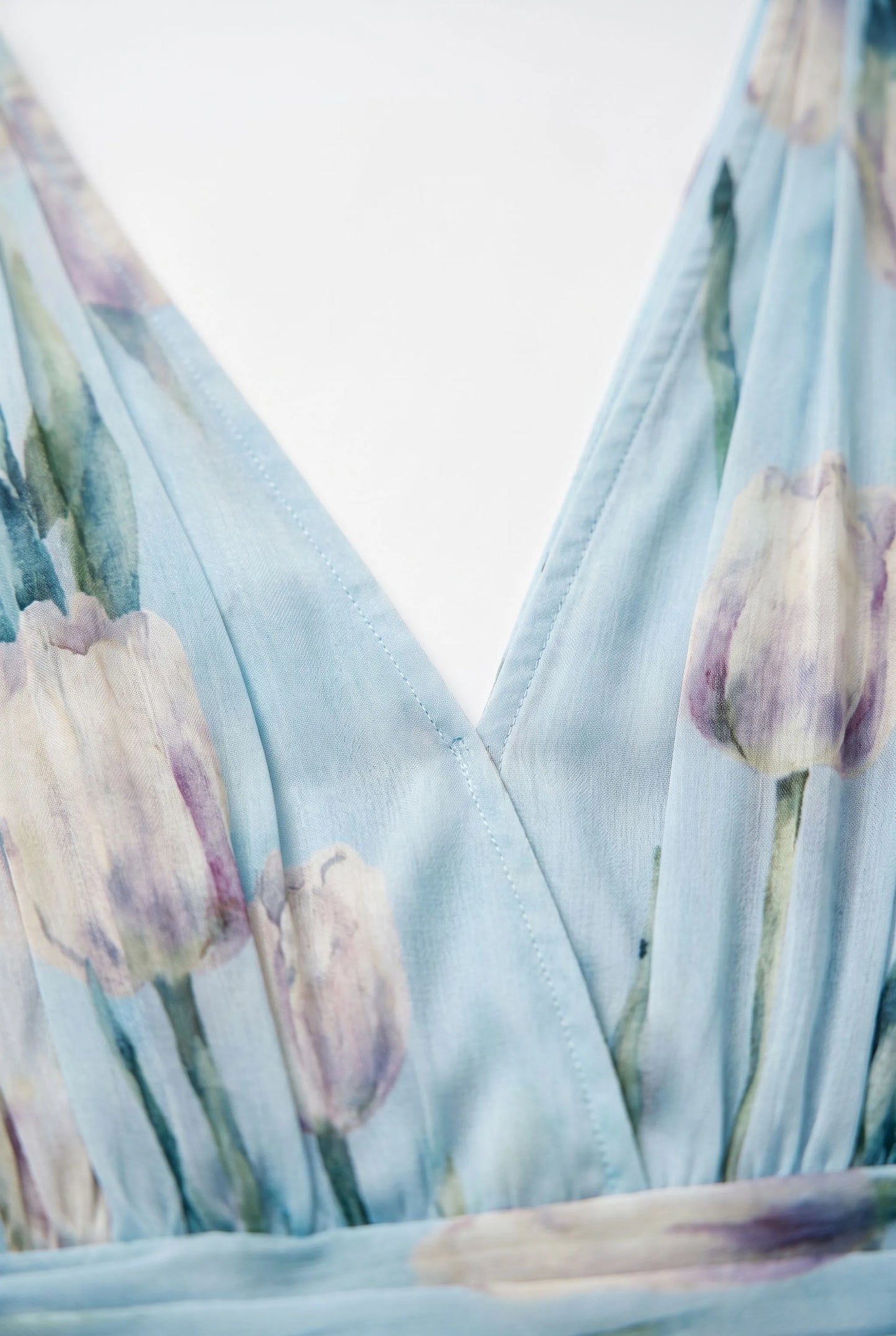 Bloomix | Langes Maxikleid Mit Floralem Tulpenmuster