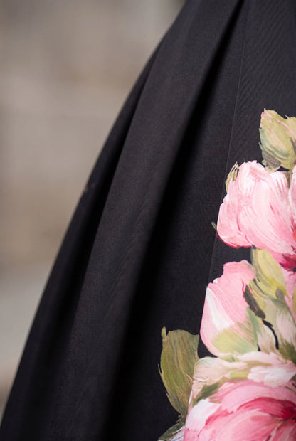 Bloomset | Ärmelloses, Floral Bedrucktes, Festliches Midikleid