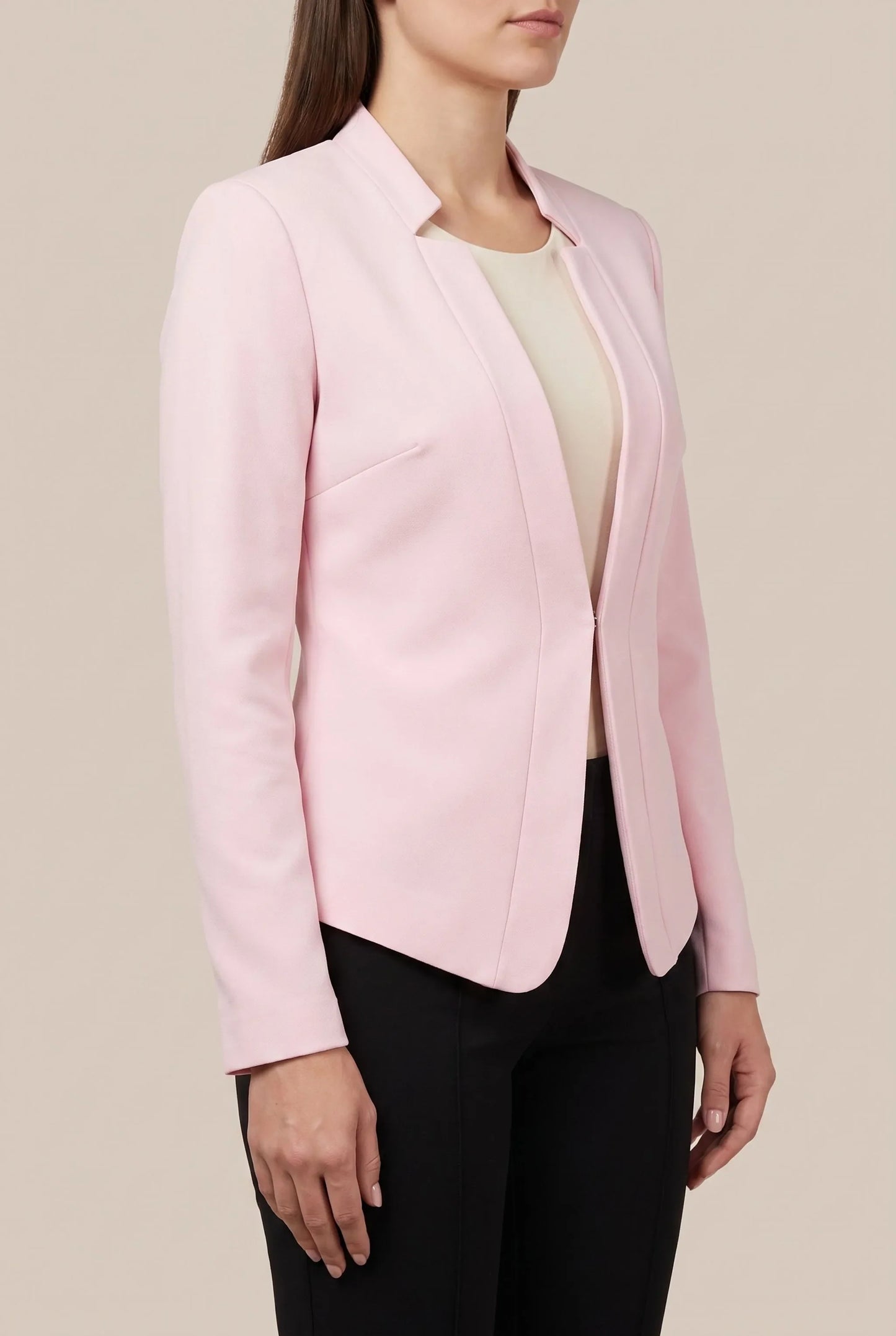 BlushBlazer | Lockerer Offener Damenblazer