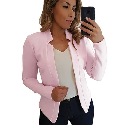BlushBlazer | Lockerer Offener Damenblazer