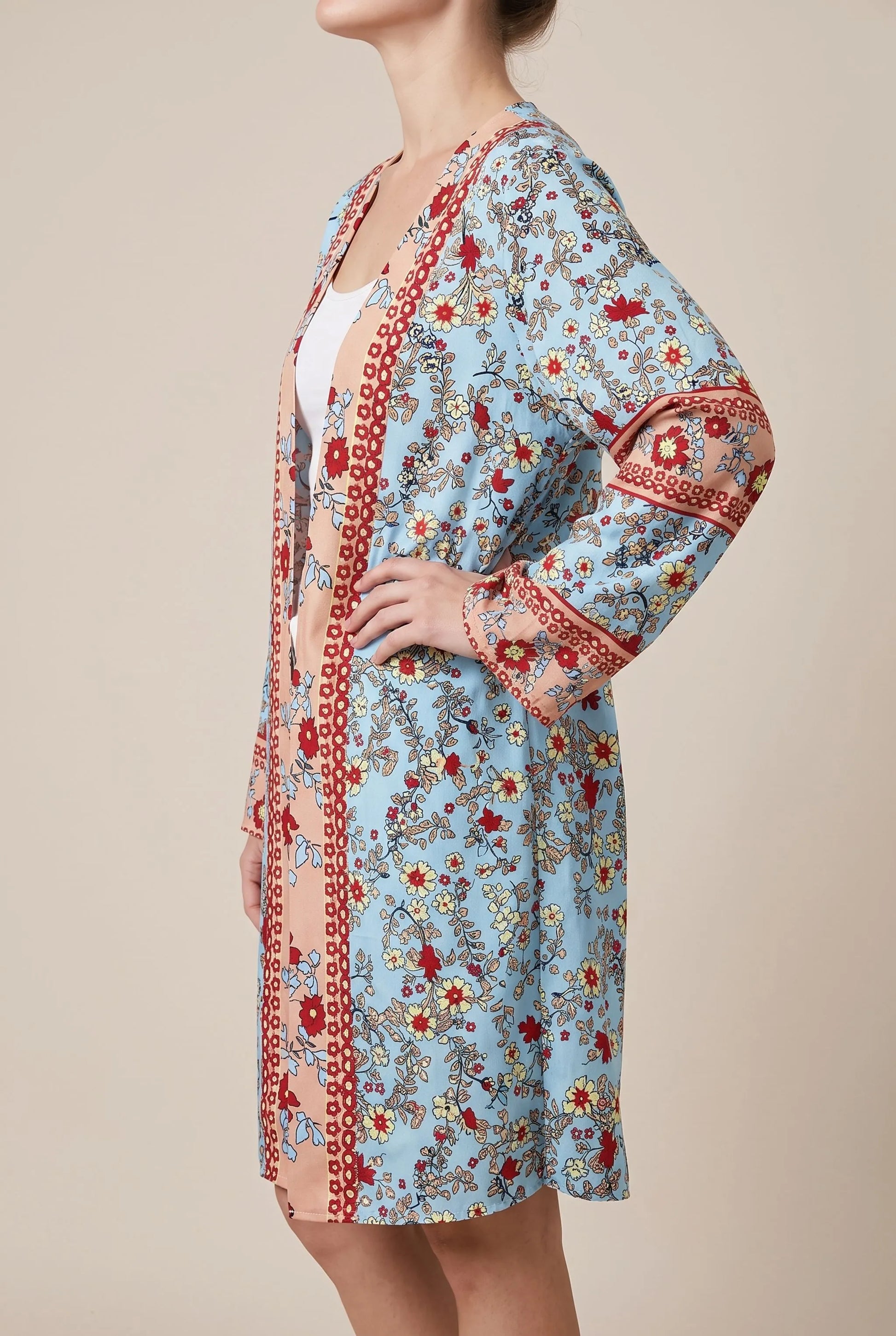 Bohora | Leichter Bedruckter Sommer-Cardigan
