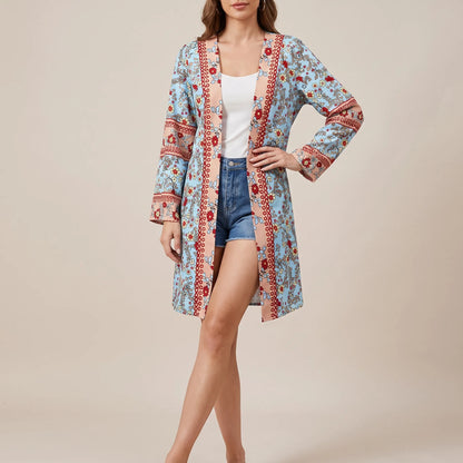 Bohora | Leichter Bedruckter Sommer-Cardigan