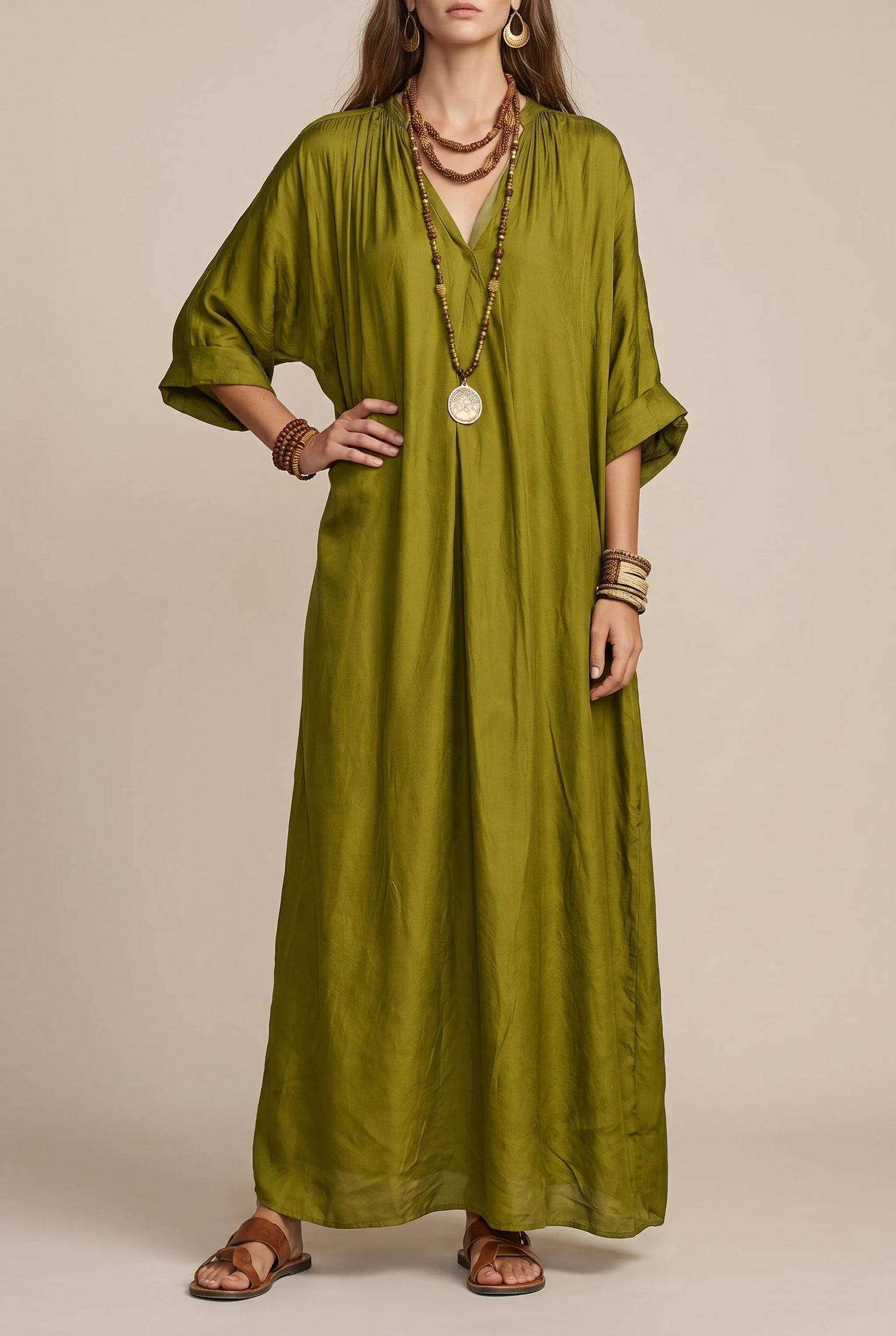 Bohove | Locker Fallendes Maxikleid Im Bohemian-Stil