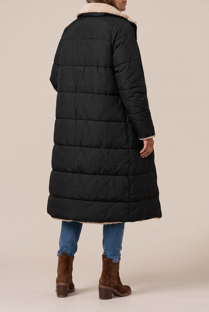 Borealix | Langer Gesteppter Wintermantel Für Damen
