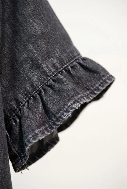 Breezea | Durchgehend Geknöpftes Legeres Kurzärmeliges Hemdblusenkleid