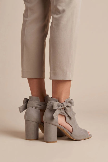 Breezies | Elegante Peep-Toe Stiefeletten