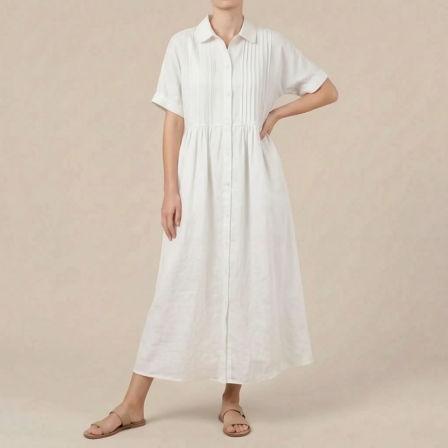 Brezeo | Weit Geschnittenes Maxikleid