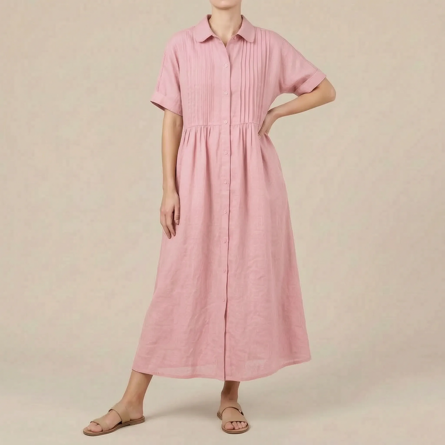 Brezeo | Weit Geschnittenes Maxikleid