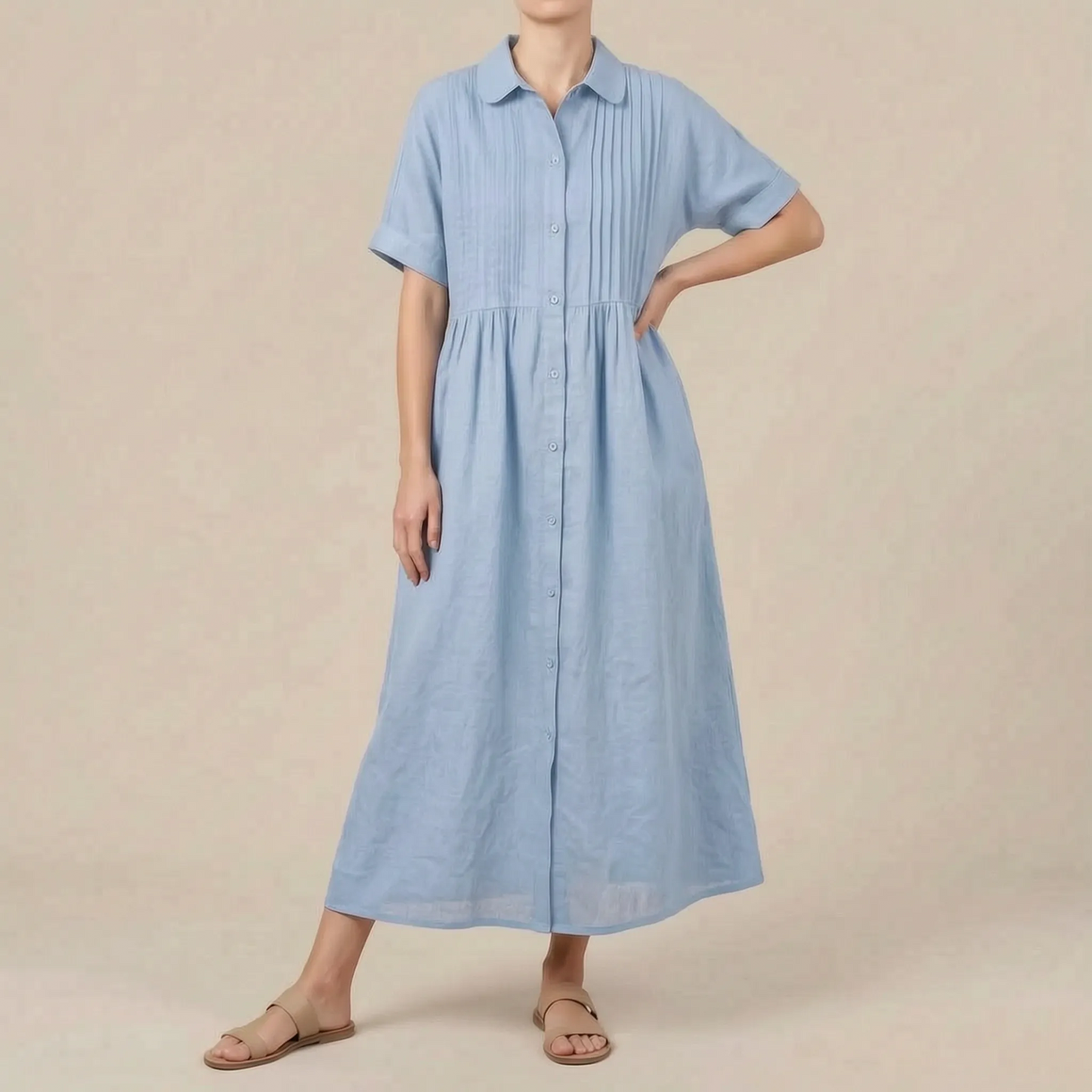Brezeo | Weit Geschnittenes Maxikleid