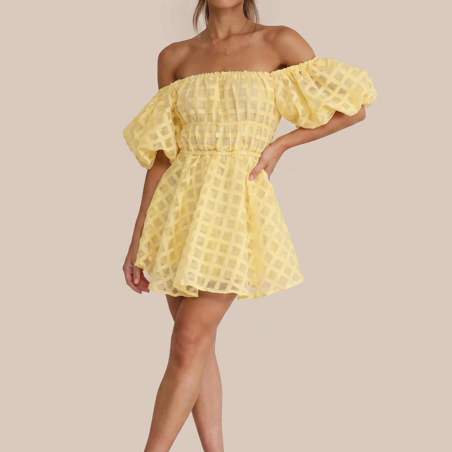 Brioza | Schickes Off-Shoulder Sommerkleid