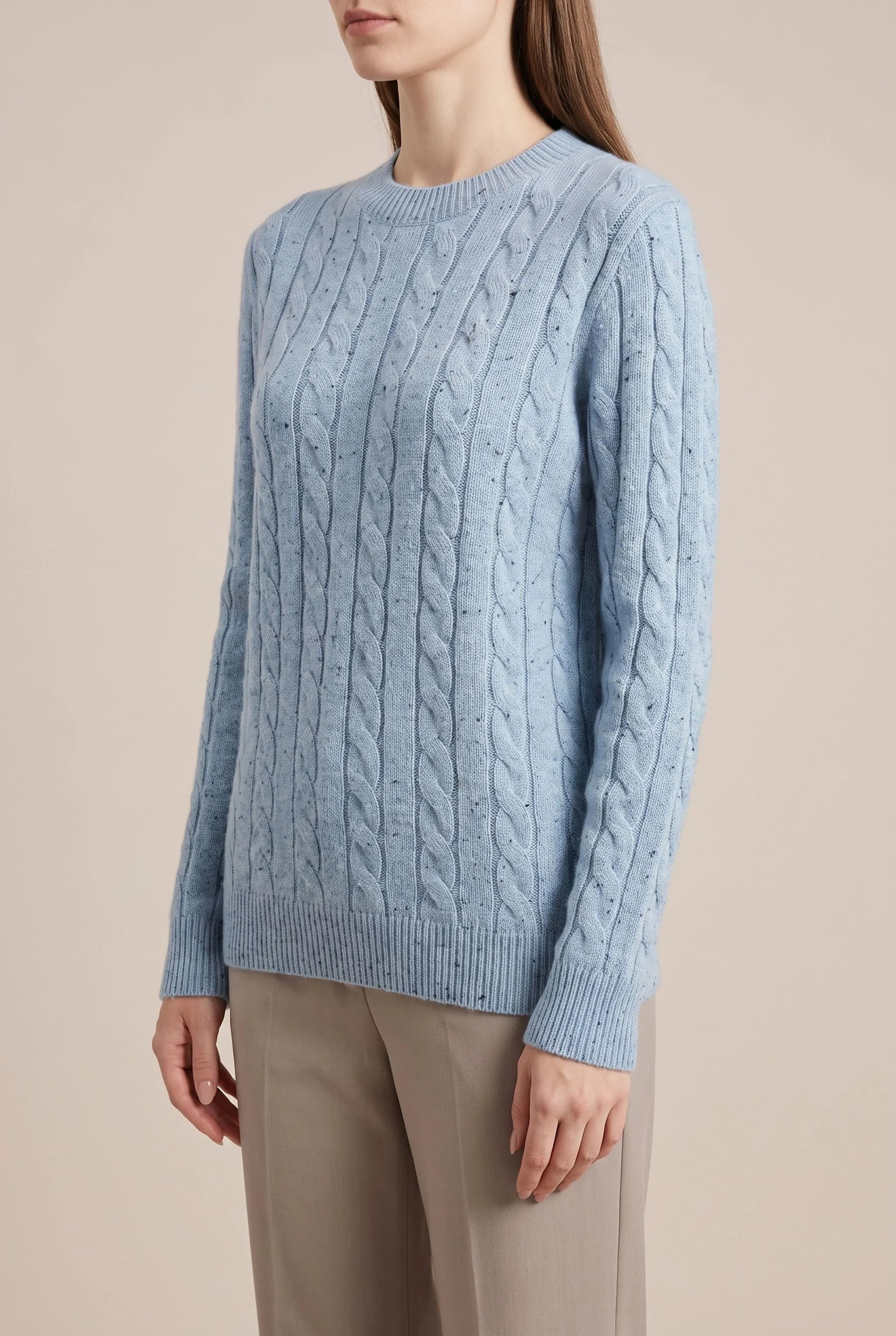 CableChic | Klassischer Zopfmuster Pullover