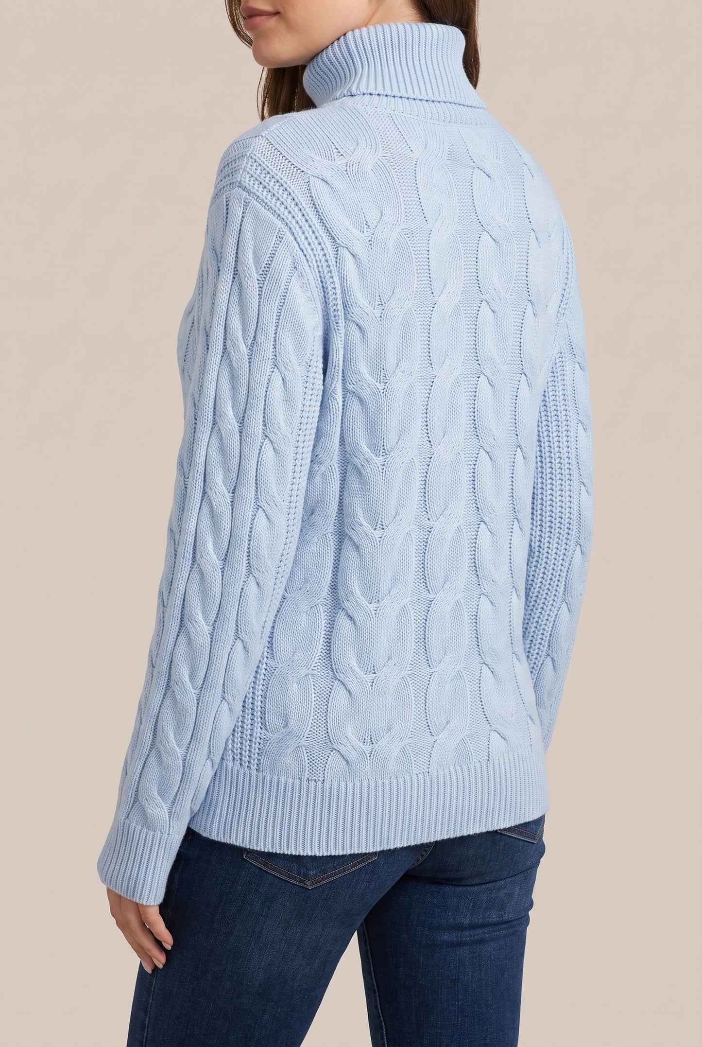 CableKnit | Locker Geschnittener Zopfmusterpullover
