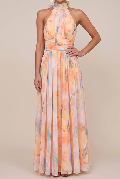 Caelia | Leichtes Maxikleid Mit Sommerlichem Blumenmuster