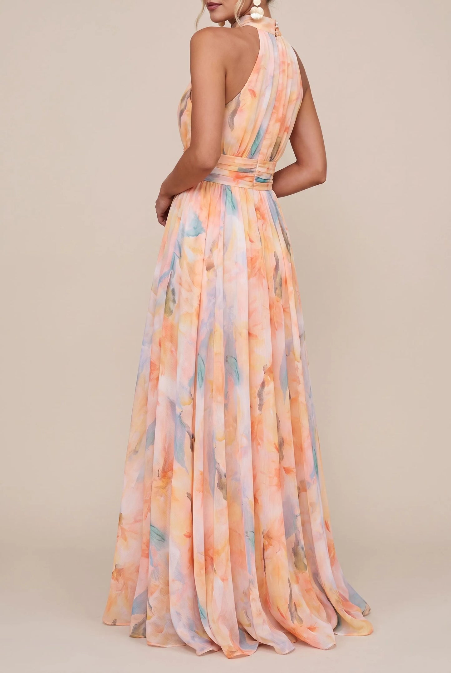 Caelia | Leichtes Maxikleid Mit Sommerlichem Blumenmuster