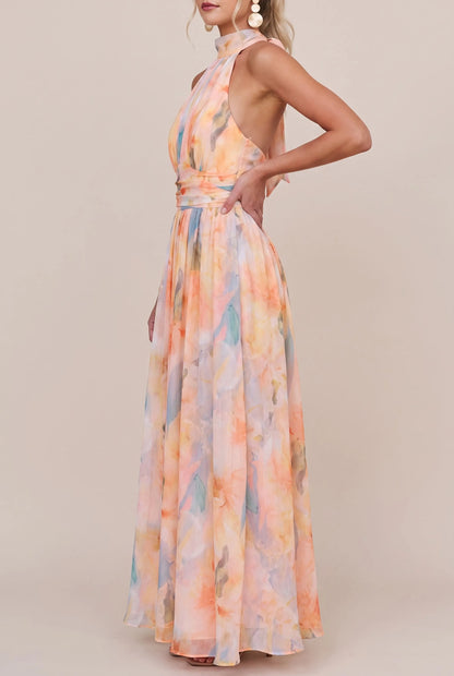 Caelia | Leichtes Maxikleid Mit Sommerlichem Blumenmuster