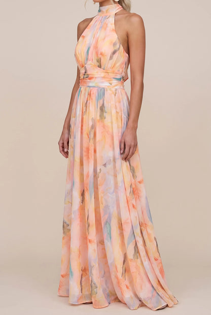 Caelia | Leichtes Maxikleid Mit Sommerlichem Blumenmuster