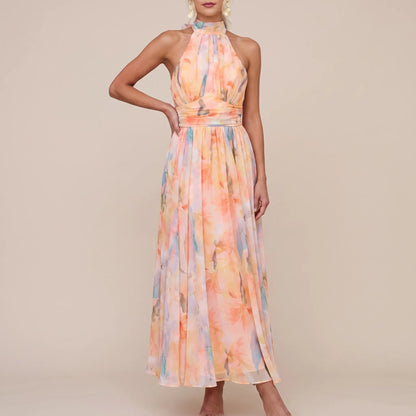 Caelia | Leichtes Maxikleid Mit Sommerlichem Blumenmuster