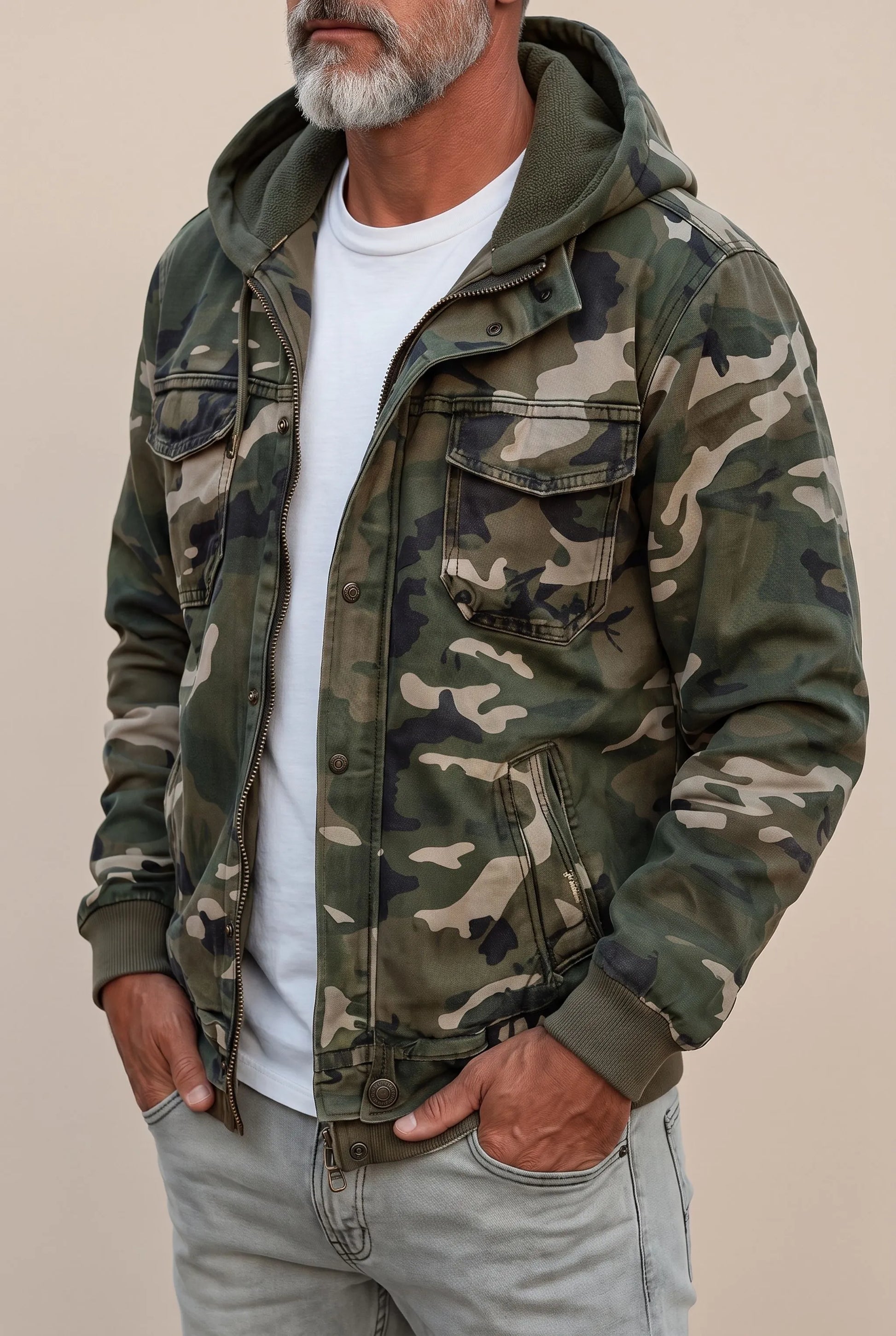 Camoridge | Funktionale Cargo Jacke
