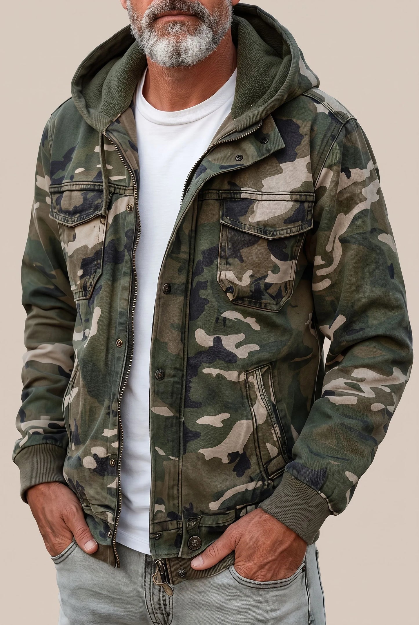 Camoridge | Funktionale Cargo Jacke
