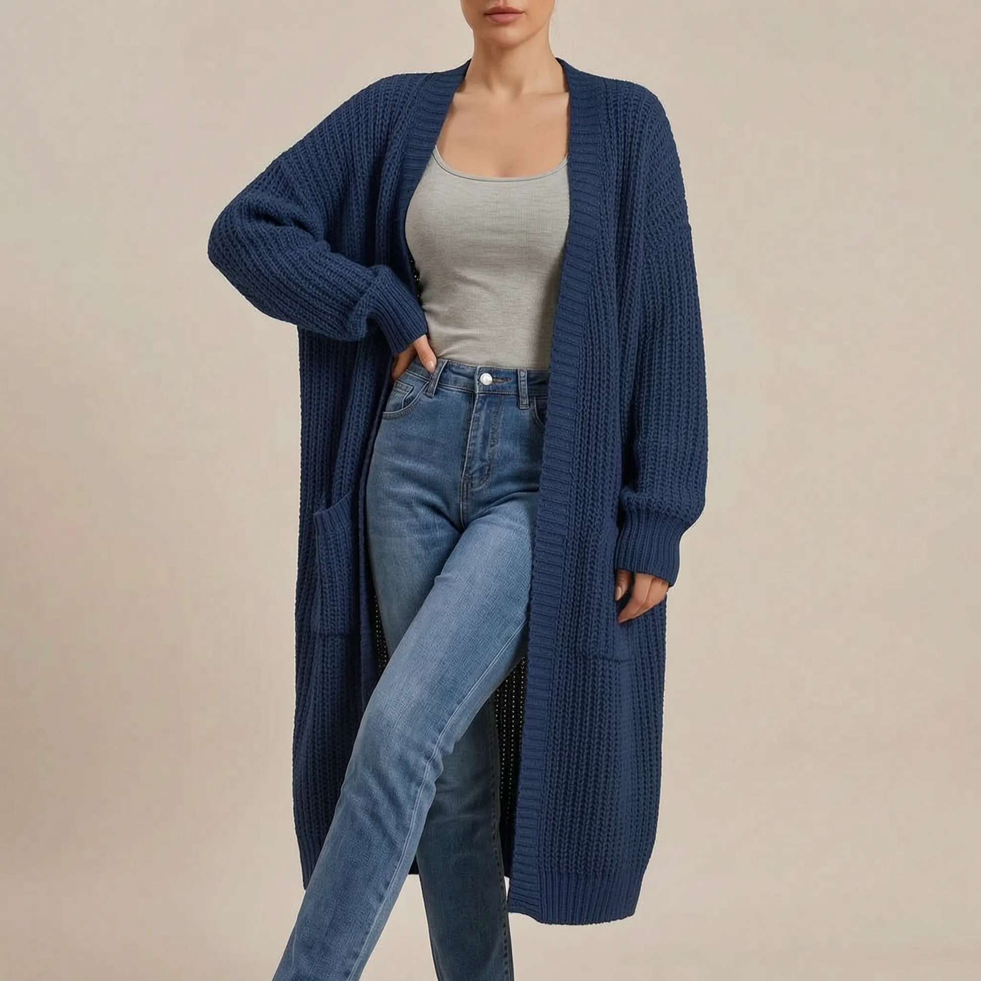 CardiLounge | Lange Strickjacke Für Damen