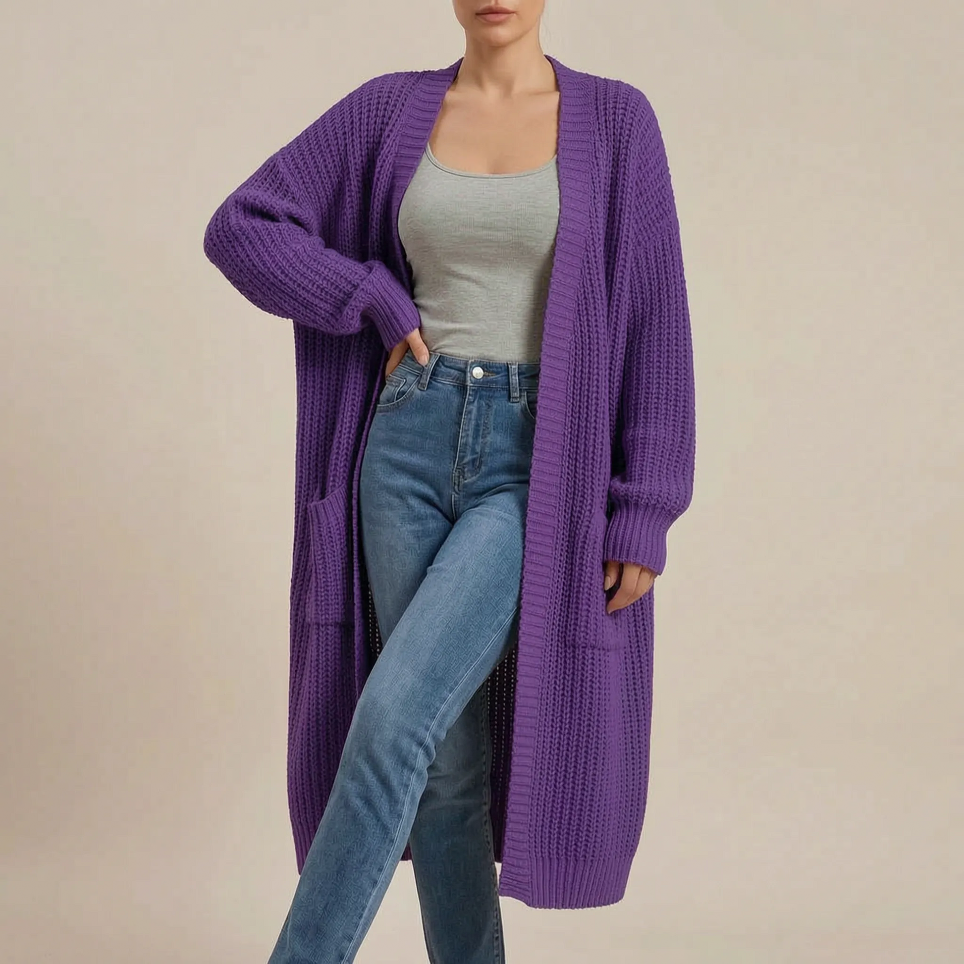 CardiLounge | Lange Strickjacke Für Damen
