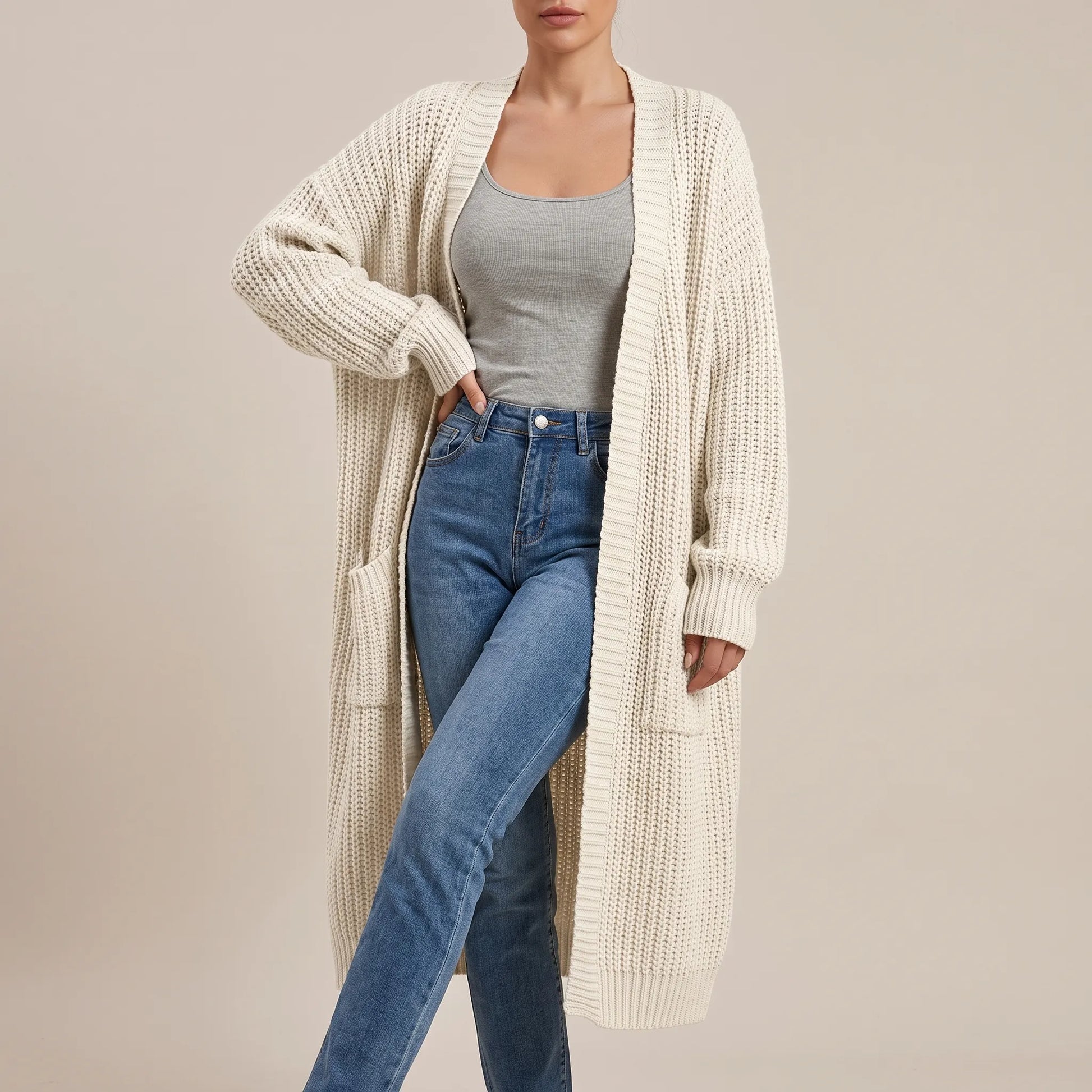 CardiLounge | Lange Strickjacke Für Damen