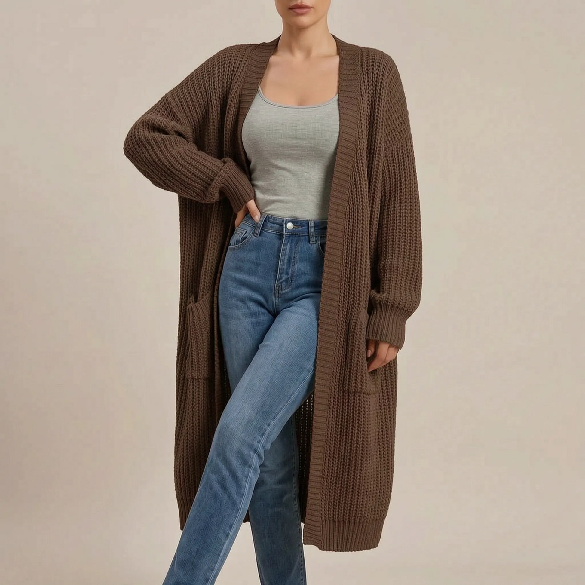CardiLounge | Lange Strickjacke Für Damen